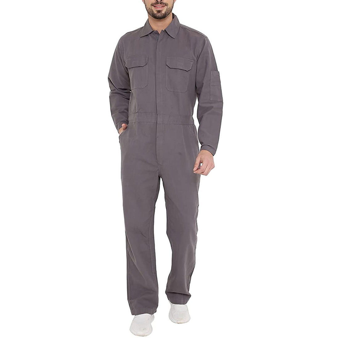 Grey Work Coverall